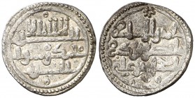 Almorávides. Ishaq ibn Ali. Quirate. (V. 1895) (Hazard 1039). 1 g. MBC+.