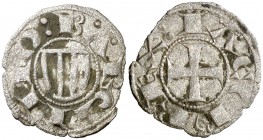 Jaume I (1213-1276). Barcelona. Diner de doblenc. (Cru.V.S. 304) (Cru.C.G. 2118). 0,81 g. MBC-.