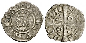 Jaume II (1291-1327). Barcelona. Òbol. (Cru.V.S. 345.1) (Cru.C.G. 2166a). 0,36 g. Escasa. MBC.