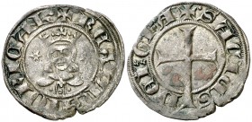 Sanç I de Mallorca (1311-1324). Mallorca. Dobler. (Cru.V.S. 547) (Cru.C.G. 2515b). 1,75 g. MBC/MBC+.
