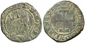 Frederic III de Nàpols (1496-1501). Nàpols. Sestí. (Cru.V.S. 1113) (Cru.C.G. 3530) (MIR. 109). 2,05 g. MBC-.