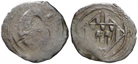 (1482-1489). Girona. Senyal. (Cru.L. falta) (Cru.C.G. 3727). 0,41 g. Rarísima. BC+/MBC-.