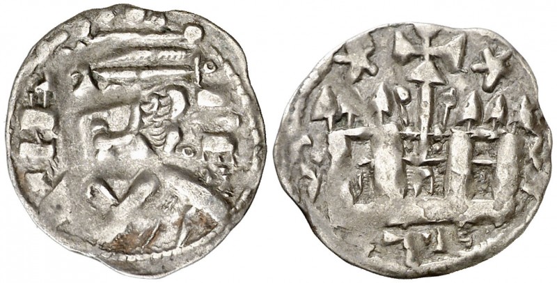 Alfonso VIII (1158-1214). ¿Toledo?. Dinero. (AB. 205 var) (M.M. A8:36.26 var). 0...