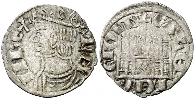 Sancho IV (1284-1295). Sevilla. Cornado. (AB. 301.2). 0,75 g. Ex ANE 13/06/1988,...