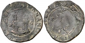 Reyes Católicos. Sevilla. 2 maravedís. (AC. 107). 4,95 g. MBC-.