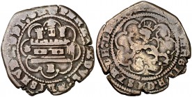 Reyes Católicos. Burgos. 4 maravedís. (AC. 117). 5,87 g. MBC-.