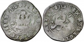 Reyes Católicos. Cuenca. 4 maravedís. (AC. 134). 8,68 g. Rara. BC+.