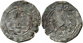 Reyes Católicos. Granada. 4 maravedís. (AC. 143). 7,67 g. Golpecitos. Escasa. (BC+).