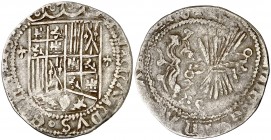 Reyes Católicos. Granada. 1 real. (AC. 363). 3,24 g. MBC-.