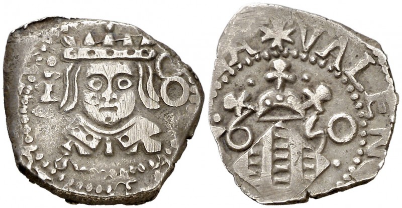 1650. Felipe IV. Valencia. 1 divuitè. (AC. 823). 2,13 g. MBC.