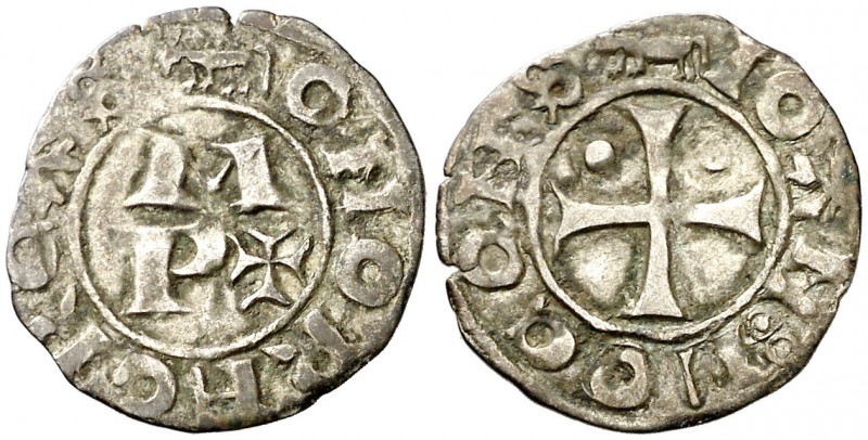 Francia. Señorío de Bearn. Juan I de Grailly (1412-1436). Dinero. (D. 1246) (P.A...