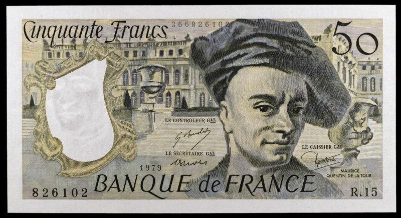 1979. Francia. Banco de Francia. 50 francos. (Pick 152a). Maurice Quentin de la ...