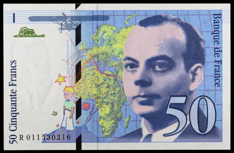 1993. Francia. Banco de Francia. 50 francos. (Pick 157b). Le Petit Prince-Antoin...