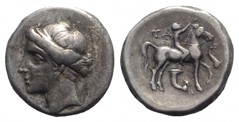 Southern Apulia, Tarentum, Campano-Tarentine series, c. 281-228 BC. AR Didrachm ...