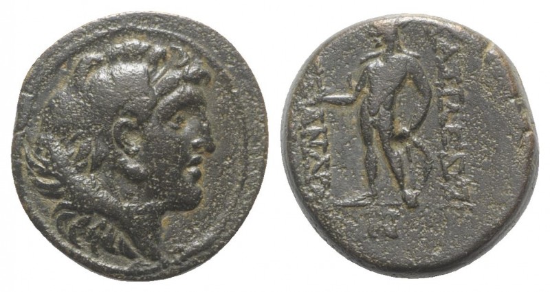 Seleukid Kings, Alexander I Balas (152-145 BC). Æ (18mm, 6.28g, 12h). Antioch, c...