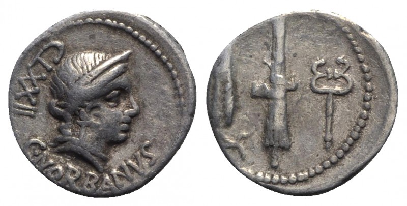 C. Norbanus, Rome, 83 BC. AR Denarius (18mm, 3.78g, 9h). Diademed head of Venus ...