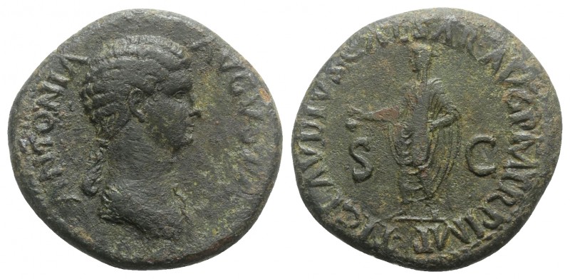 Antonia Minor (Augusta, AD 37 and 41). Æ Dupondius (29mm, 13.74g, 6h). Rome, AD ...