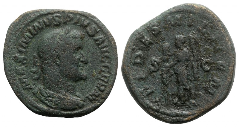 Maximinus I (235-238). Æ Sestertius (34mm, 28.74g, 12h). Rome, 236-7. Laureate, ...