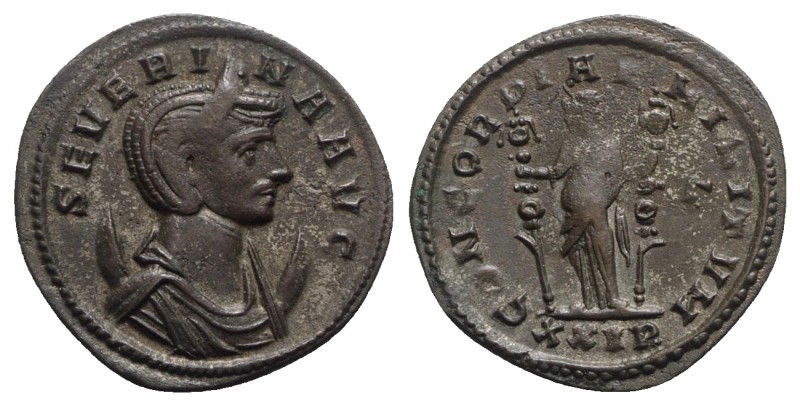 Severina (Augusta, 270-275). Antoninianus (22mm, 3.15g, 12h). Rome, 274-5. Drape...