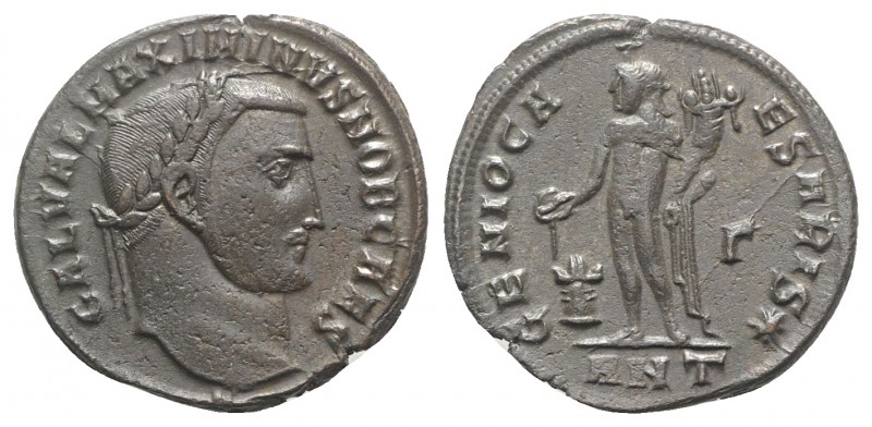 Maximinus II (Caesar, 305-309). Æ Follis (27mm, 7.24g, 12h). Antioch, AD 309. La...