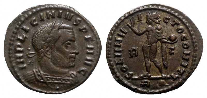 Licinius I (308-324). Æ Follis (21.5mm, 3.78g, 6h). Rome, AD 314. Laureate and c...