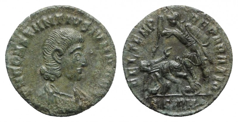 Constantius Gallus (Caesar, 351-354). Æ (18mm, 2.24g, 12h). Sirmium, 351-5. Bare...