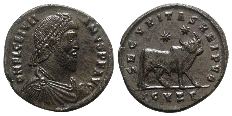 Julian II (360-363). Æ (28.5mm, 8.48g, 6h). Cyzicus. Pearl-diademed, draped and ...