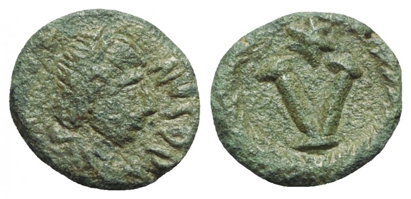 Justinian I (527-565). Æ 5 Nummi (10mm, 1.16g, 6h). Imitative (Sicilian?) mint, ...