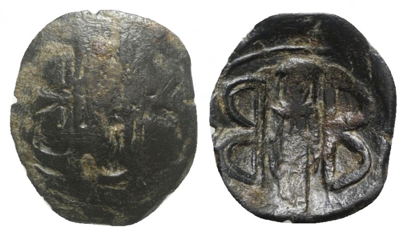 Andronicus II Palaeologus (1282-1328). Æ Trachy (17mm, 1.76g). Thessalonica. Lar...