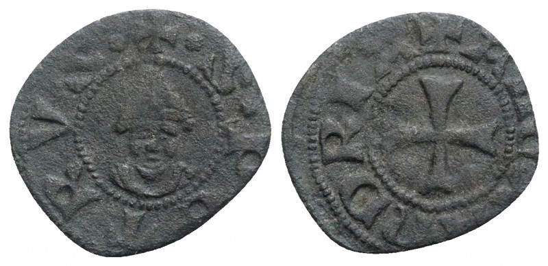 Italy, Alessandria, 14th century. BI Denaro Imperiale Piccolo (12.5mm, 0.48g, 2h...