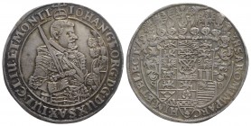 Germany, Saxony. Johann Georg I (1615-1656). AR Taler 1638, Dresden (45mm, 28.99g, 10h). KM 132; Davenport 7601. VF