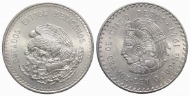 Mexico. AR 5 Pesos 1947 (40mm, 30.18g, 6h). KM 465. EF
