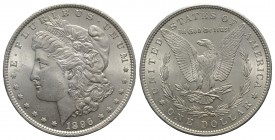 USA. AR One Dollar 1896 Morgan (38mm, 26.70g, 6h). KM 110. VF - Good VF