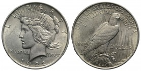 USA. AR One Dollar 1922 Liberty (38mm, 26.77g, 6h). KM 150. VF