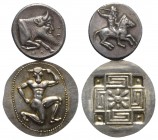 Two Fake Greek AR coins. Modern replicas for study. Lot sold as is, no return