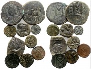 Lot of 10 Byzantine Æ coins, to be catalog. Lot sold as is, no return