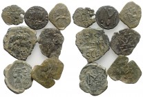 Lot of 7 Byzantine Æ coins, to be catalog. Lot sold as is, no return