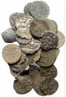 Lot of 30 Italian Medieval BI and Æ coins, to be catalog. Lot sold as is, no return