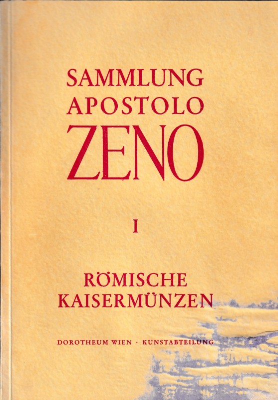 Dorotheum, Wien. Sammlung Apostolo Zeno I-II-III. Wien, 1955-1957. Three catalog...