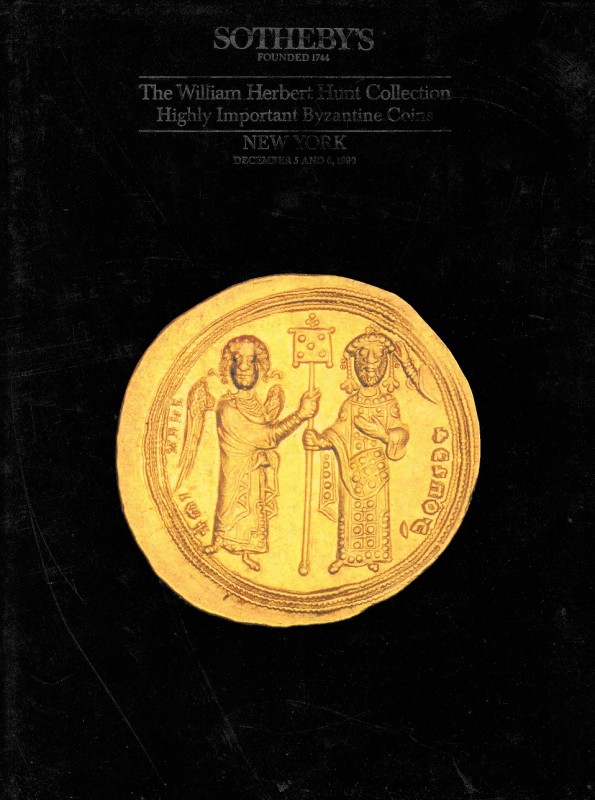 Sotheby's The William Herbert Hunt Collection Highly Important Byzantine Coins. ...