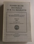 AA.VV. Hamburger Beitrage zur Numismatik. Neue Folge der Veroffentlichungen des Verreins der Munzenfreunde in Hamburg E.V. Heft 20 1966. (Band VI) Her...