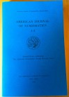 AA.VV. American Journal of Numismatics 3-4. Second Series, continuing The American Numismatic Society Museum Notes. The American Numismatic Society Ne...