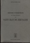FURSE E.H. - Memoires numismatiques de l’ordre solverai de Saint Jean de Jerusalem. Bologna, 1967. Pp. 430, ill. nel testo, + 3 carte. Ril. editoriale...