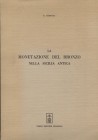 GABRICI E. - La monetazione del bronzo nella Sicilia antica. Bologna, 1969. pp. 210, tavv. 10. + illustrazioni nel testo. ril. editoriale, buono stato...