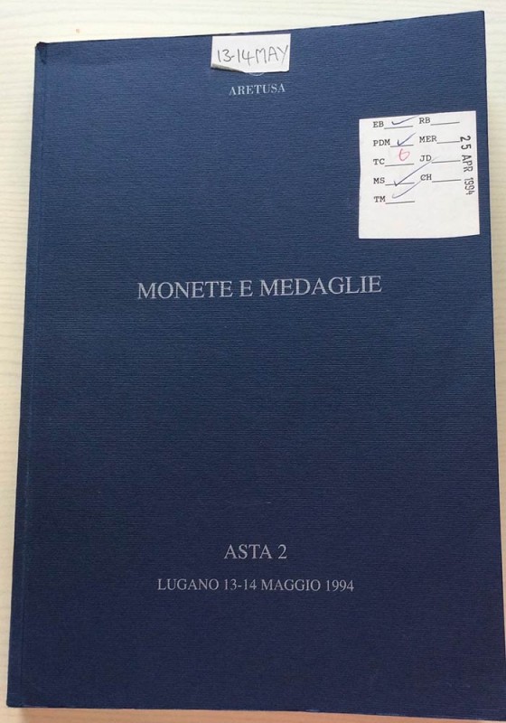 Aretusa Asta 2 Monete e Medaglie. Monete Greche. Monete Romane, Repubblicane & I...