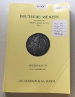 Leu Numismatik Auktion 70 Deutsche Munzen aus Sammlung Virgil M. Brand 1861-1926. Teil 5. Zurich 20-22 Oktober 1997. Brossura ed. pp. 476, lotti da 56...
