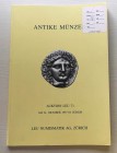 Leu Numismatik Auktion 71 Antike Munzen Griechen, Romer. Zurich 24 Oktober 1997. Brossura ed. pp. 156, lotti 585, ill. in b/n. Con lista prezzi di rea...