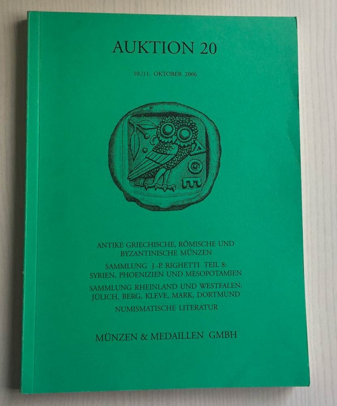 Munzen & Medaillen Auktion 20 Antike Griechische, Romische und Byzantinische Mun...