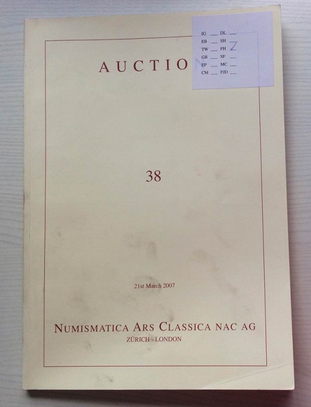 Nac – Numismatica Ars Classica. Auction no. 38. An Important Collection of Roman...