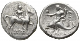 Calabria. Tarentum circa 272-240 BC. Nomos AR